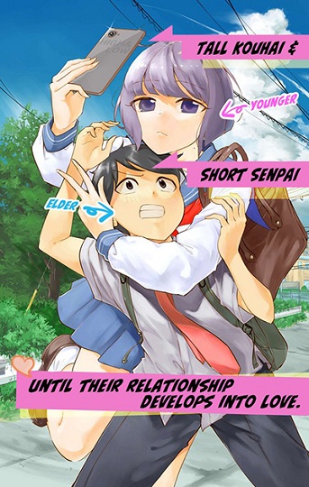 Until the Tall Kouhai (Girl) and the Short Senpai (Boy) Develop a Romance